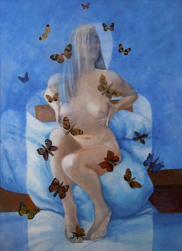 Original Surrealism Nude Paintings by Boris Novak