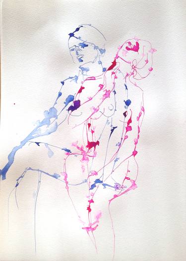 Print of Figurative Body Drawings by Alina Mann