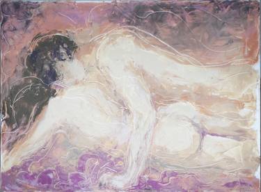 Print of Fine Art Erotic Paintings by Alina Mann
