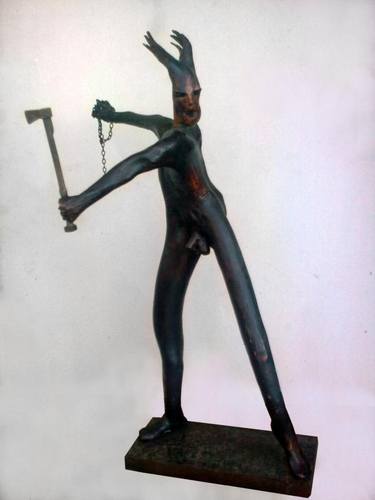 Original Expressionism Abstract Sculpture by Predrag Petkovic