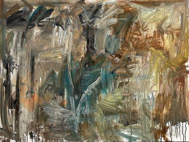 Original Abstract Expressionism Abstract Paintings by Khalid Alzayani