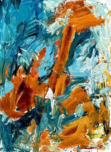 Original Abstract Expressionism Abstract Paintings by Khalid Alzayani