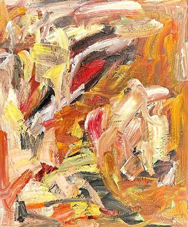 Original Abstract Expressionism Abstract Paintings by Khalid Alzayani