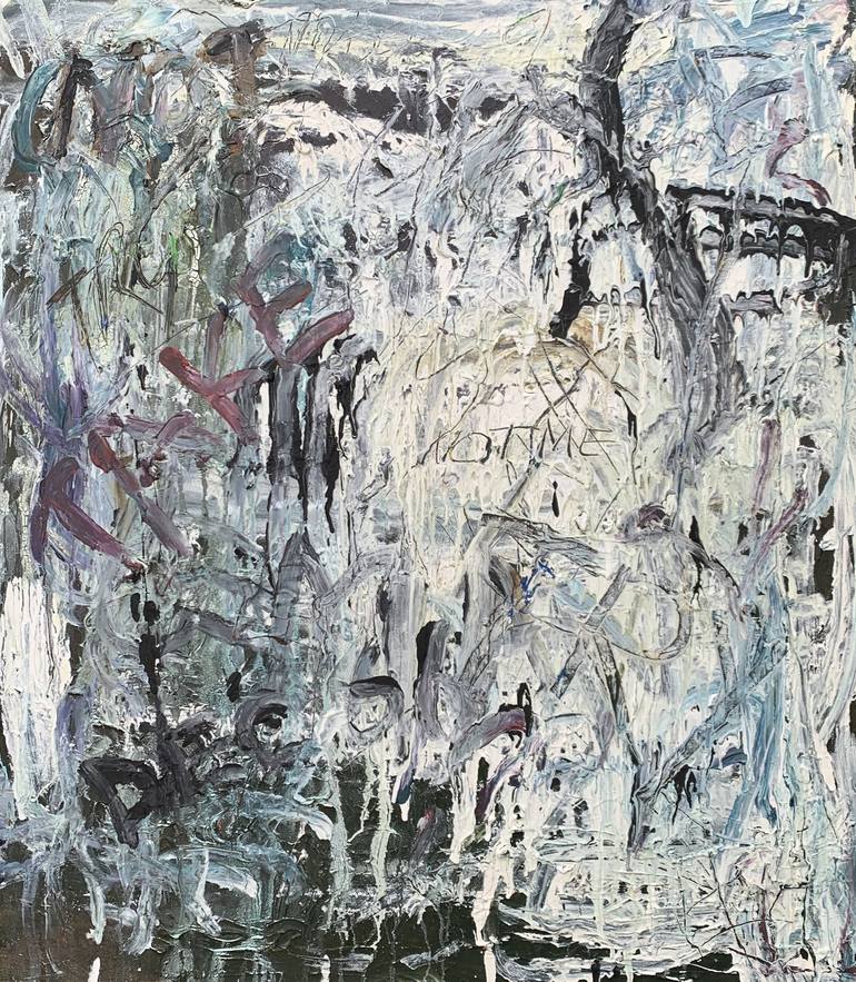 Original Abstract Expressionism Abstract Paintings by Khalid Alzayani