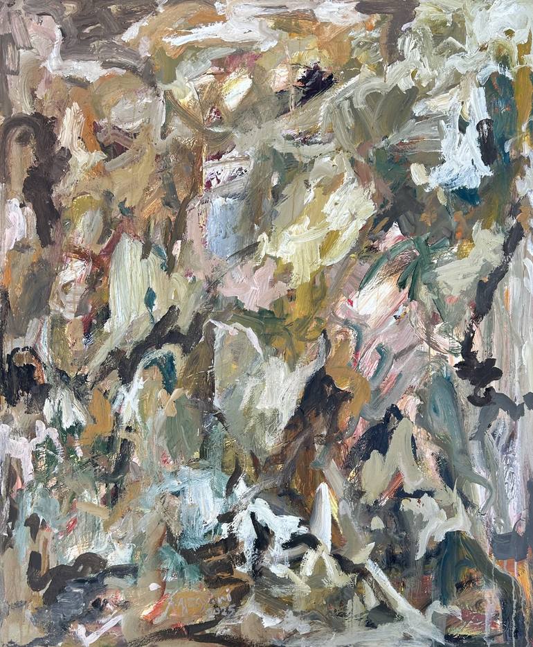 Original Abstract Expressionism Abstract Paintings by Khalid Alzayani