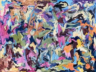 Original Abstract Paintings by Khalid Alzayani