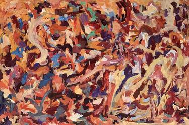 Original Expressionism Abstract Paintings by Khalid Alzayani