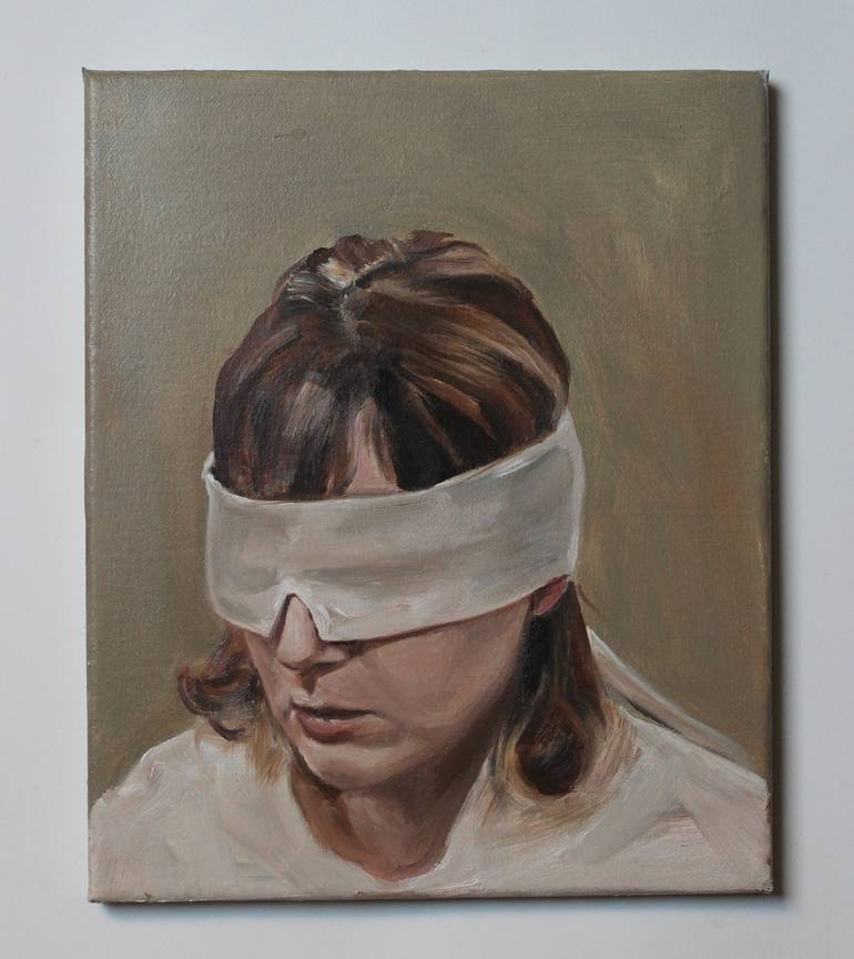Original Figurative Women Painting by Loïc Desroeux