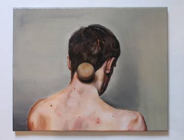 Original Figurative Men Paintings by Loïc Desroeux