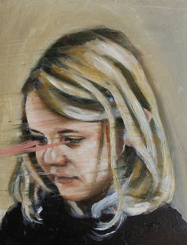 Original Figurative Portrait Paintings by Loïc Desroeux