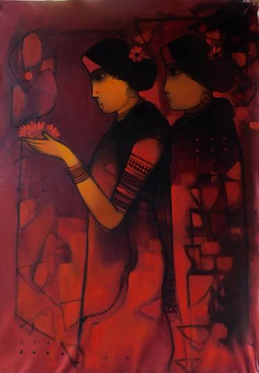 Original Women Paintings by sachin sagare