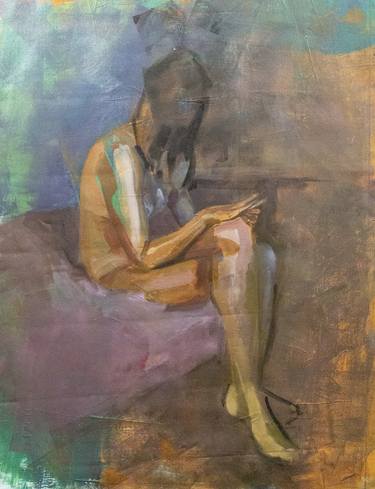 Original Expressionism Nude Paintings by Carlos Antonio Rancaño