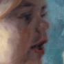 Detail of the left face.