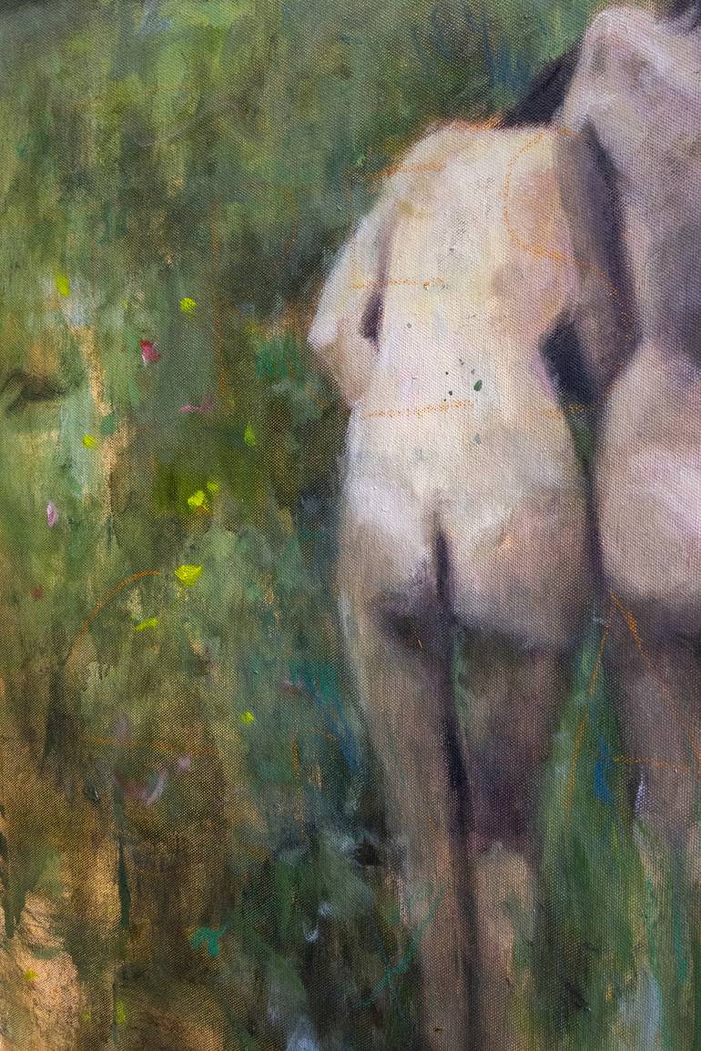 Original Realism Nude Painting by Carlos Antonio Rancaño
