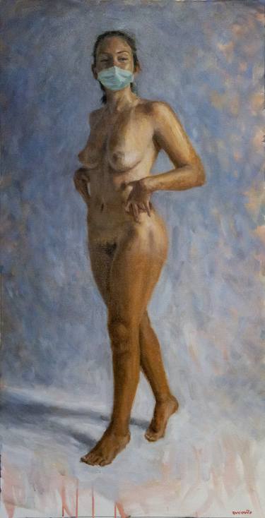 Print of Realism Nude Paintings by Carlos Antonio Rancaño