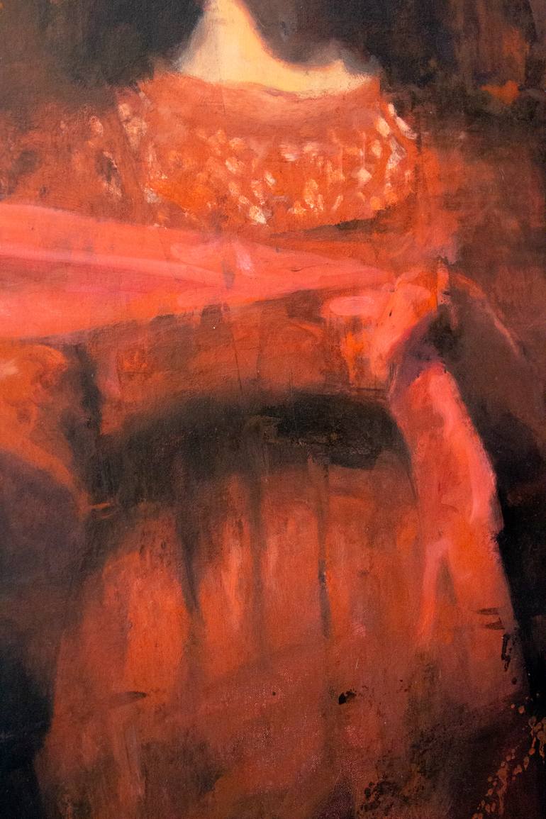 Original Expressionism Women Painting by Carlos Antonio Rancaño