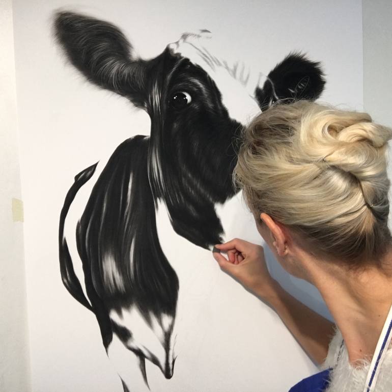 Original Realism Animal Drawing by Ira Van Der Merwe