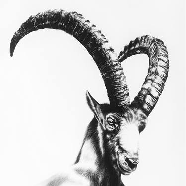 Original Realism Animal Drawings by Ira van der Merwe