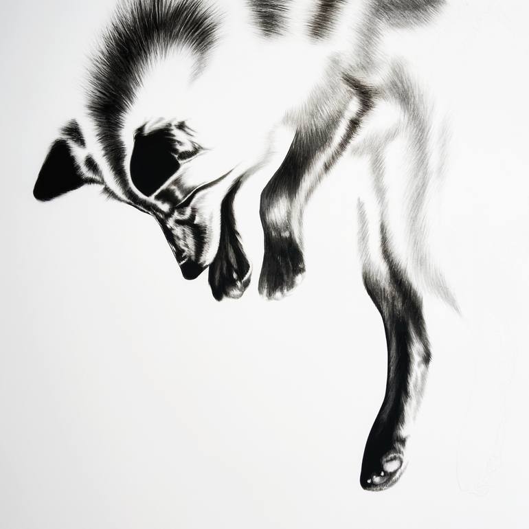 Original Figurative Animal Drawing by Ira Van Der Merwe