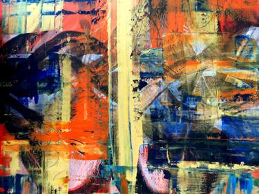 Original Abstract Expressionism Abstract Paintings by Nora Doherty