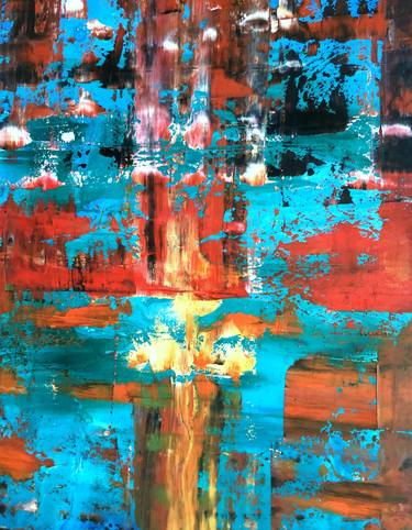 Original Abstract Painting by Nora Doherty