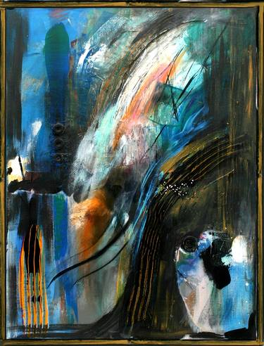 Original Abstract Expressionism Abstract Paintings by Cheryl Paolini