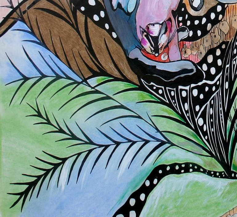 Original Abstract Animal Painting by Cheryl Paolini