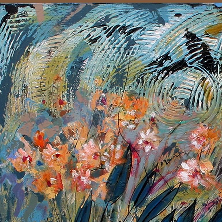 Original Floral Painting by Cheryl Paolini