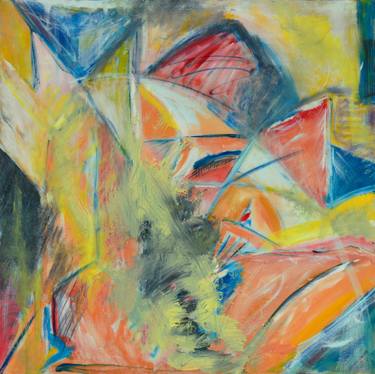 Original Abstract Expressionism Abstract Painting by Wayne Carlisi
