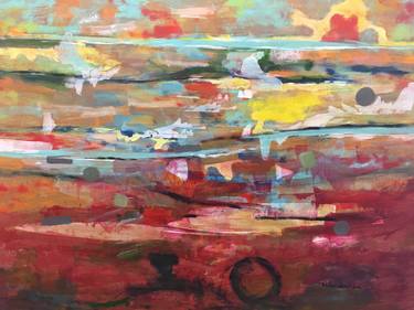 Original Abstract Expressionism Abstract Painting by Don Wunderlee