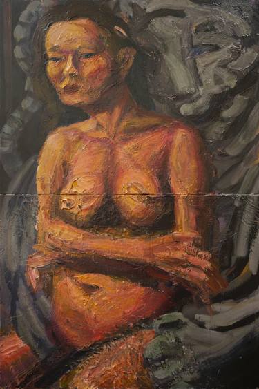 Original Expressionism Nude Paintings by Chunbum Park