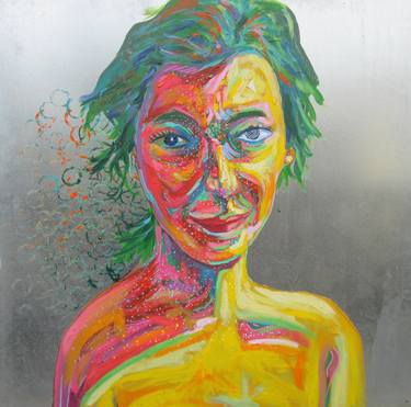 Print of Expressionism Portrait Paintings by davide ferrari