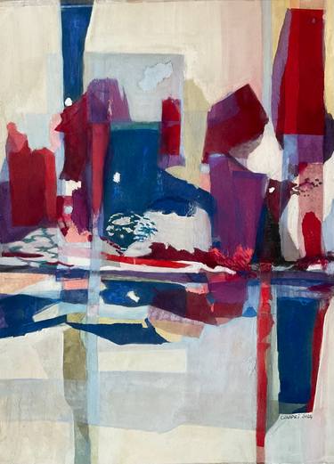 Original Modernism Abstract Mixed Media by Chantal Coupri