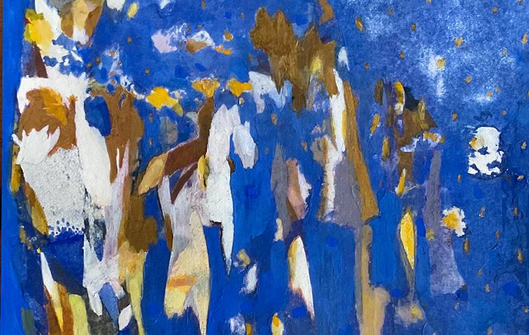 Original Contemporary Abstract Painting by Chantal Coupri