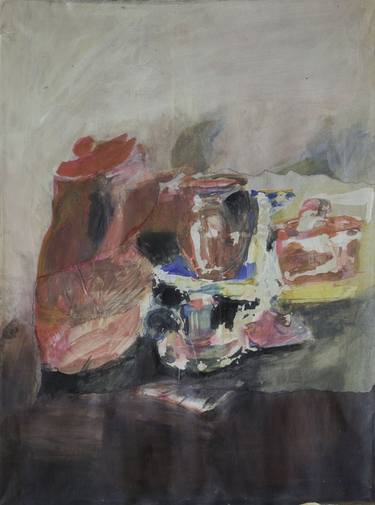 Original Expressionism Still Life Paintings by Chantal Coupri