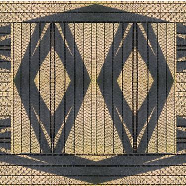 Print of Geometric Mixed Media by Heather Bolton