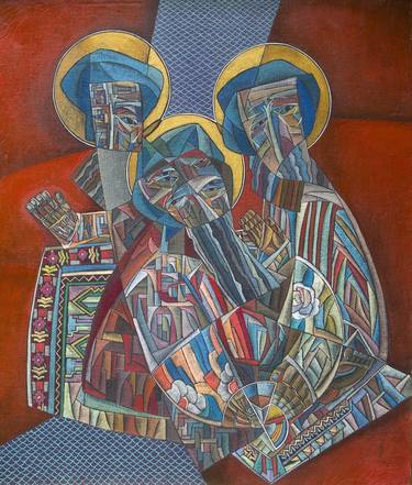 Original Abstract Expressionism Religious Drawings by александр осипов
