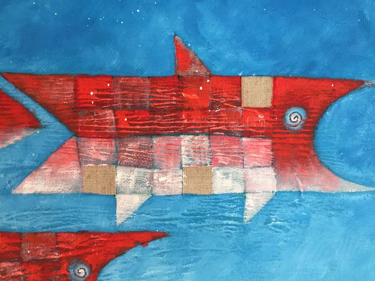 Original Fish Painting by Andrei Engelman