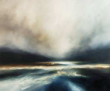 Original Abstract Seascape Paintings by Paul Bennett