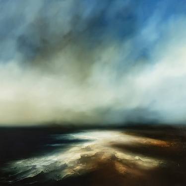 Original Abstract Seascape Painting by Paul Bennett