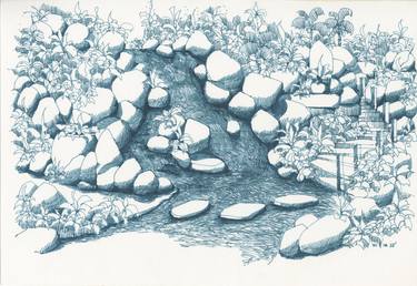 Print of Landscape Drawings by Ruzaimi Mat Rani