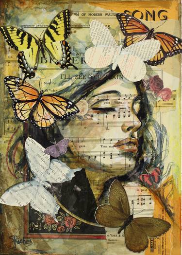 Original Women Collage by Sara Riches