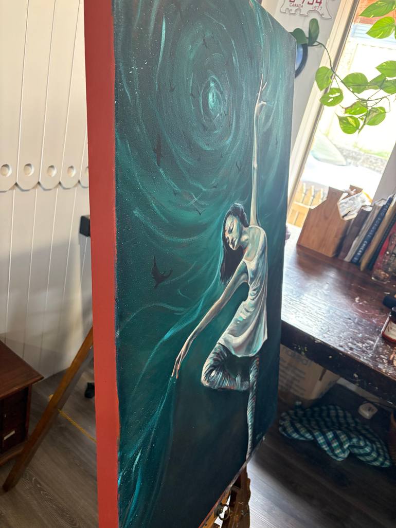 Original Figurative Performing Arts Painting by Sara Riches