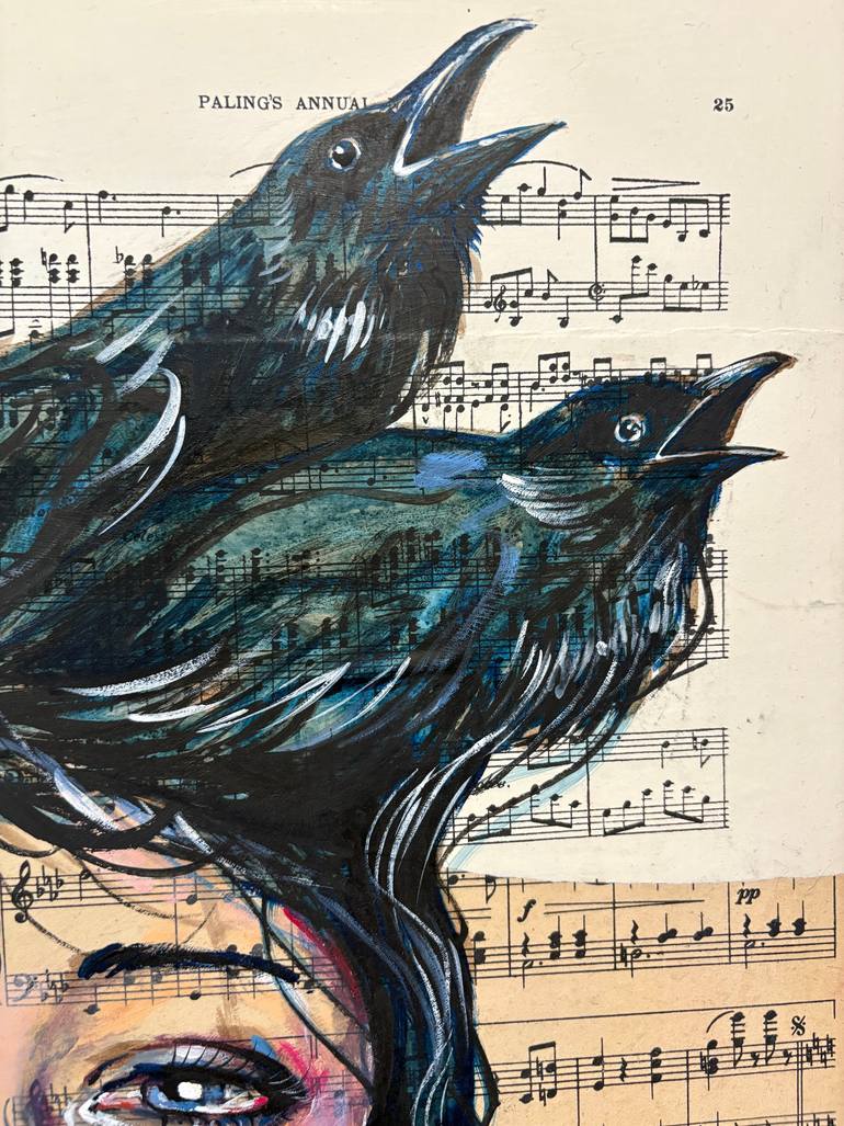 Original Conceptual Women Collage by Sara Riches