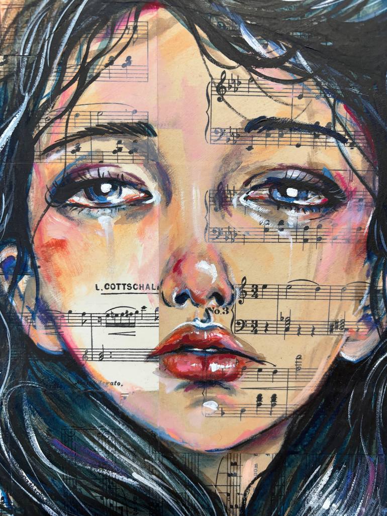 Original Conceptual Women Collage by Sara Riches