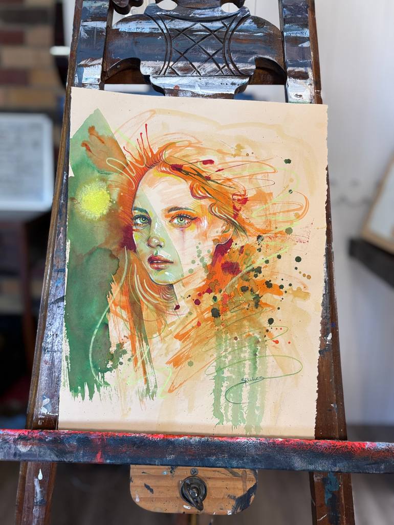 Original Illustration Women Drawing by Sara Riches