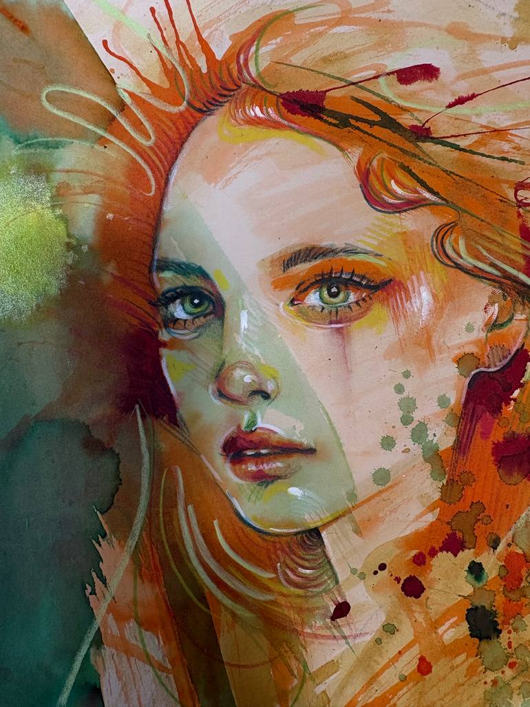 Original Illustration Women Drawing by Sara Riches