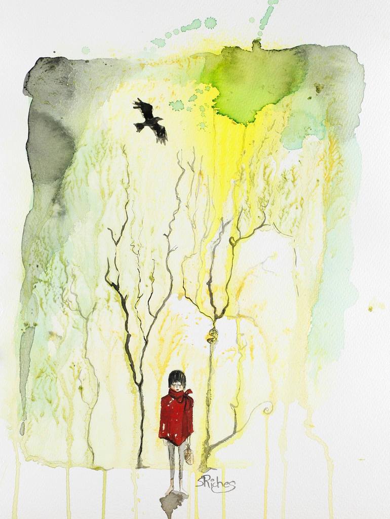 Dreams Through and Through Me Drawing by Sara Riches | Saatchi Art