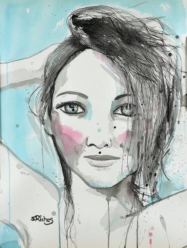 Print of Figurative Portrait Drawings by Sara Riches