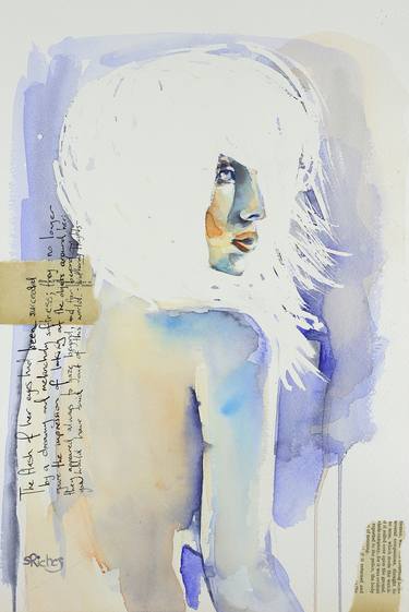 Print of Figurative Women Paintings by Sara Riches